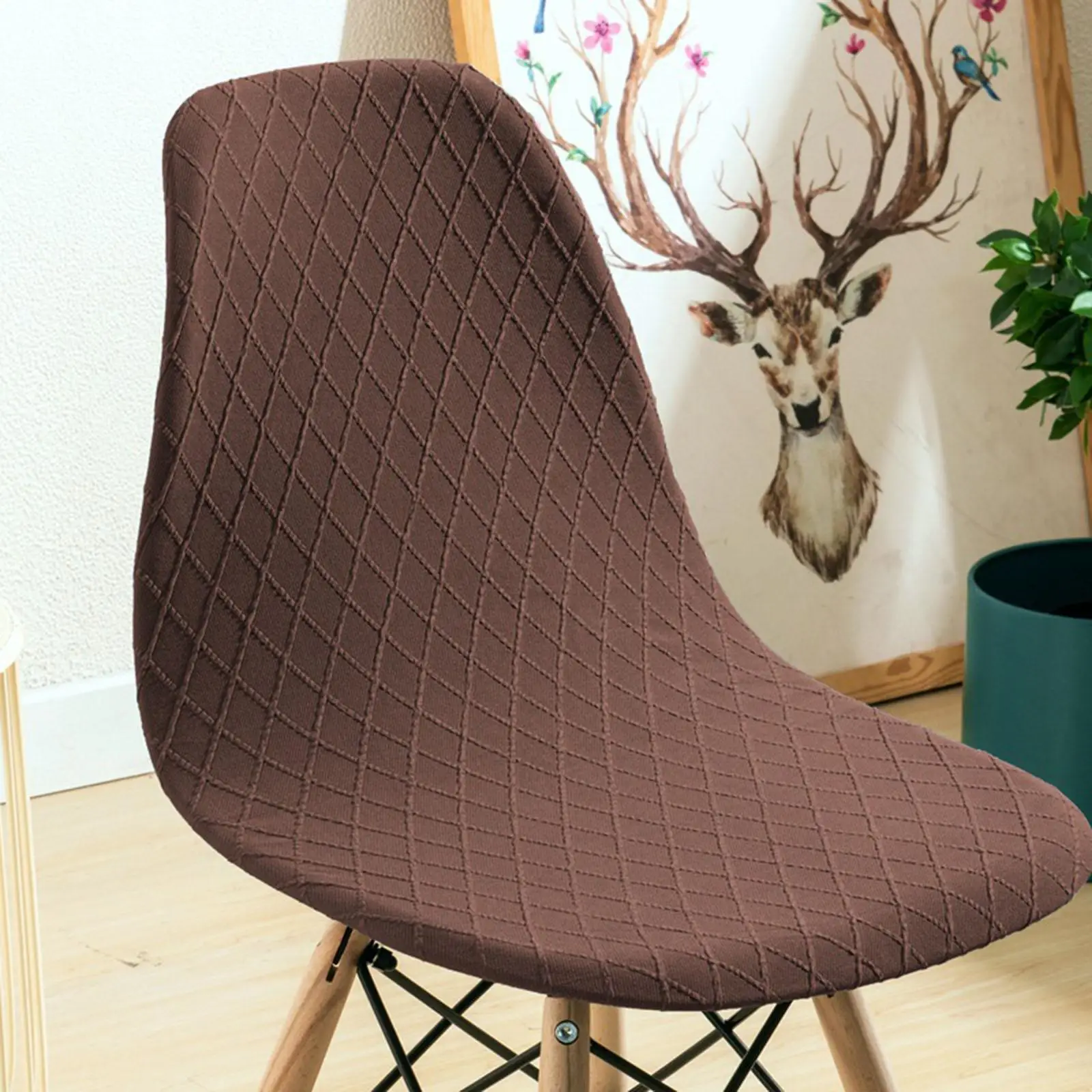 Armless Chair Cover Replacements Cover Seat Cushion Covers for Kitchen Living Room