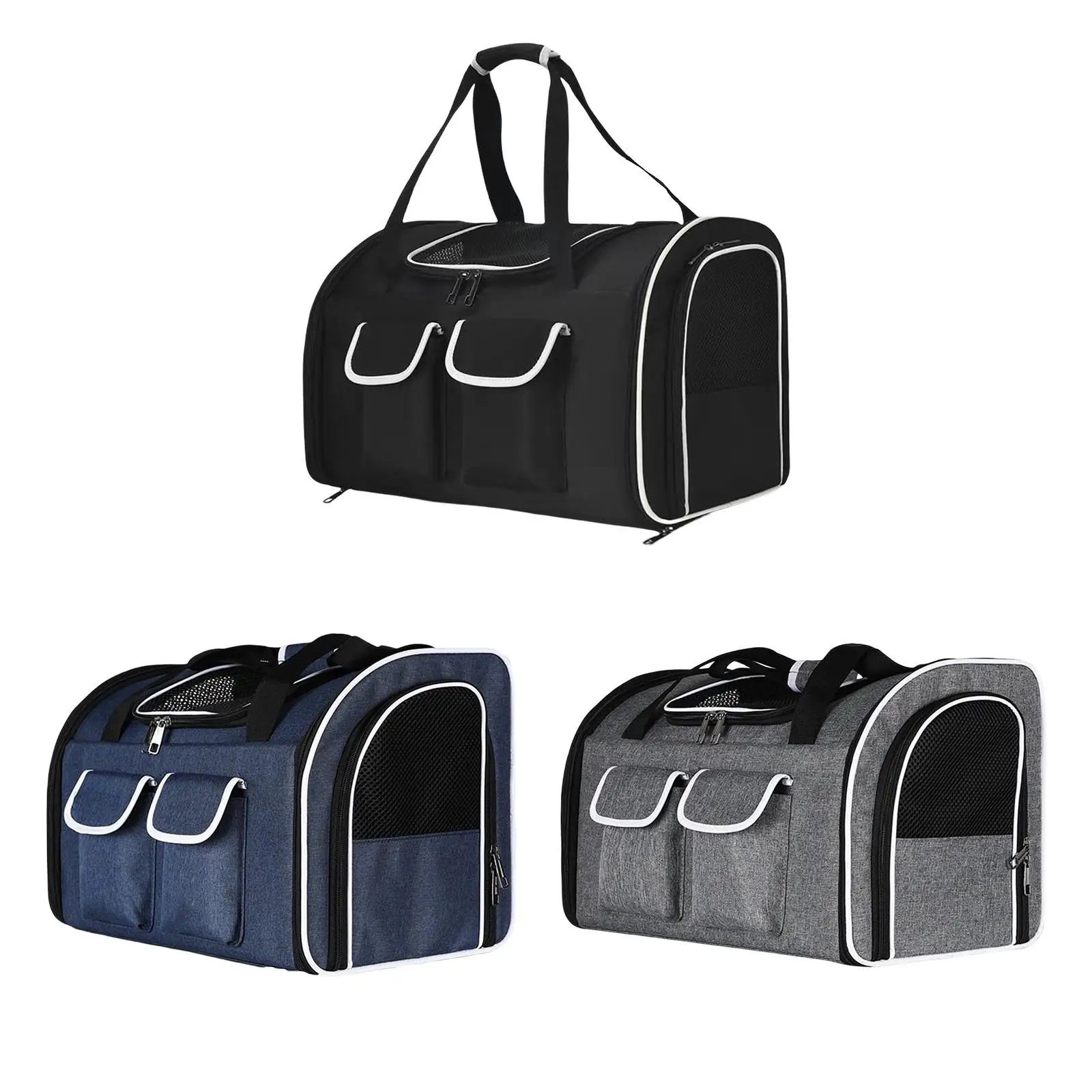Cat Carrier Backpack Carrying Bag Breathable Large Capacity with Shoulder Strap Handbag Pet Travel Bag for Traveling Outdoor Use