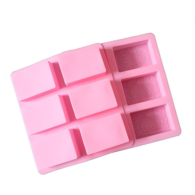 SJ 3d Handmade Soap Molds For Soap Making Silikone 4 Cavity