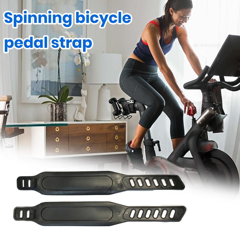 Title 10, 1 Pair Exercise Bike Belts Bicycle Pedal Straps...