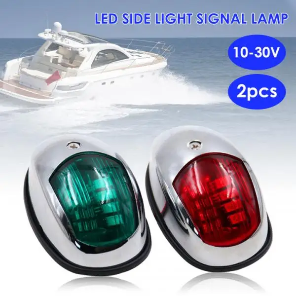LED Navigation Lights for Red And , Sailing Navigation Light for Bow,