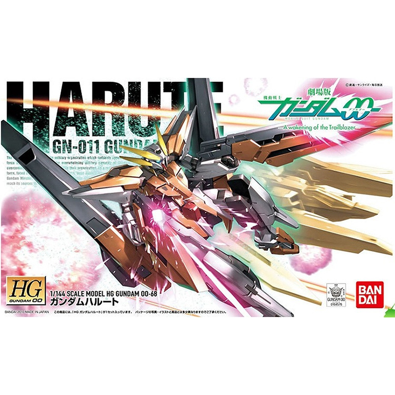 Original Bandai Gundam Model Kit Anime Figure HG 1/144 GN-007 Harute