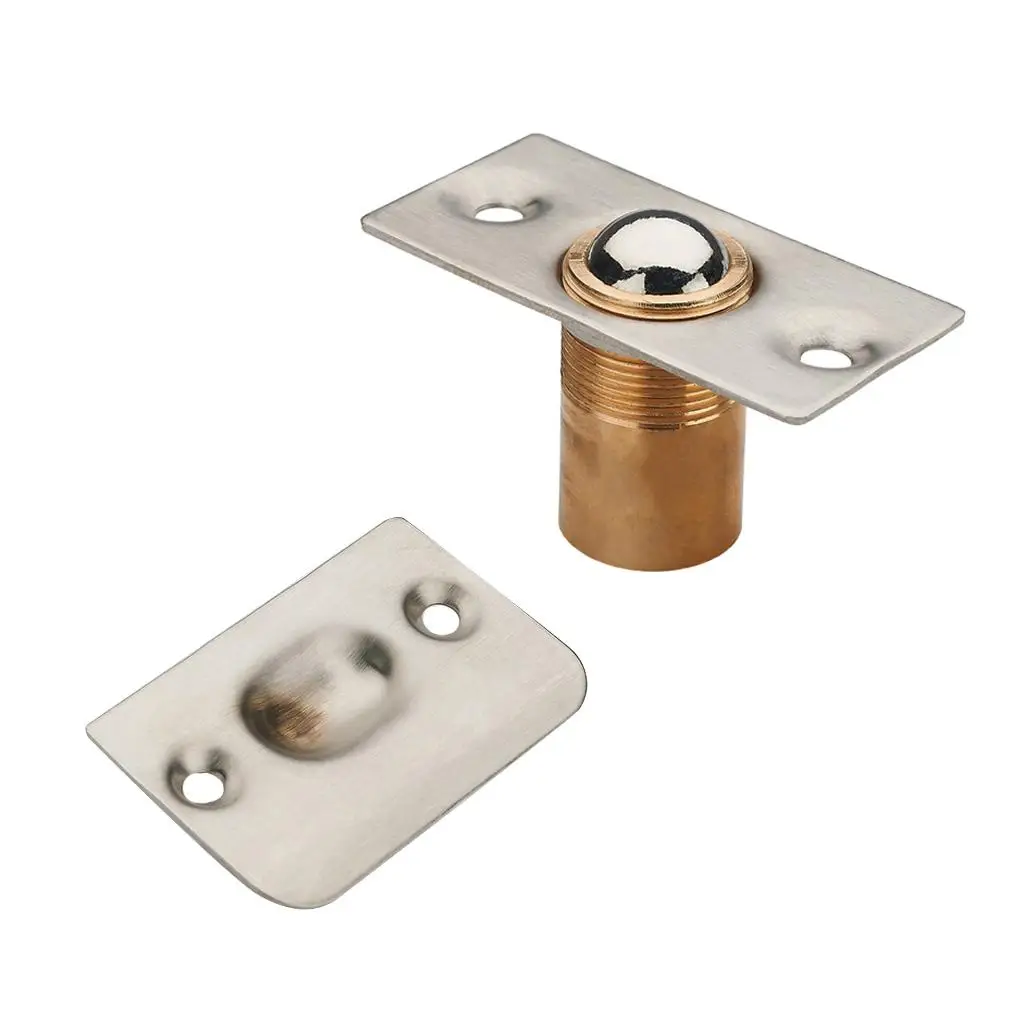 Stainless Steel catch the ball Catch Mortice Door Cupboard Spring Roller Latch (Home, office, , hotel, factory)