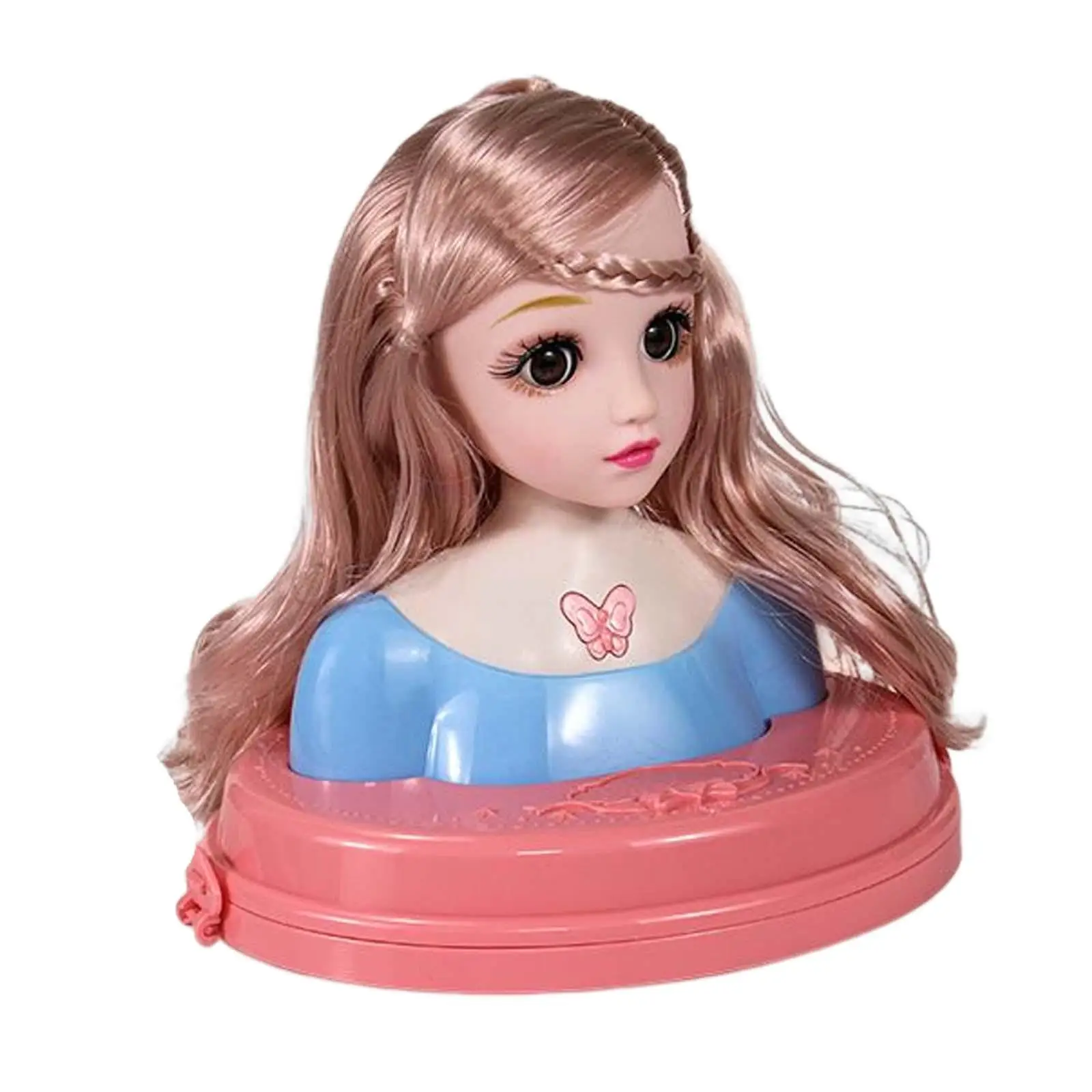Fashion Doll Styling Head Toy Playset Princess Doll Movable Eyelids Makeup Dolls for Teens Adults Children Kids Birthday Gifts