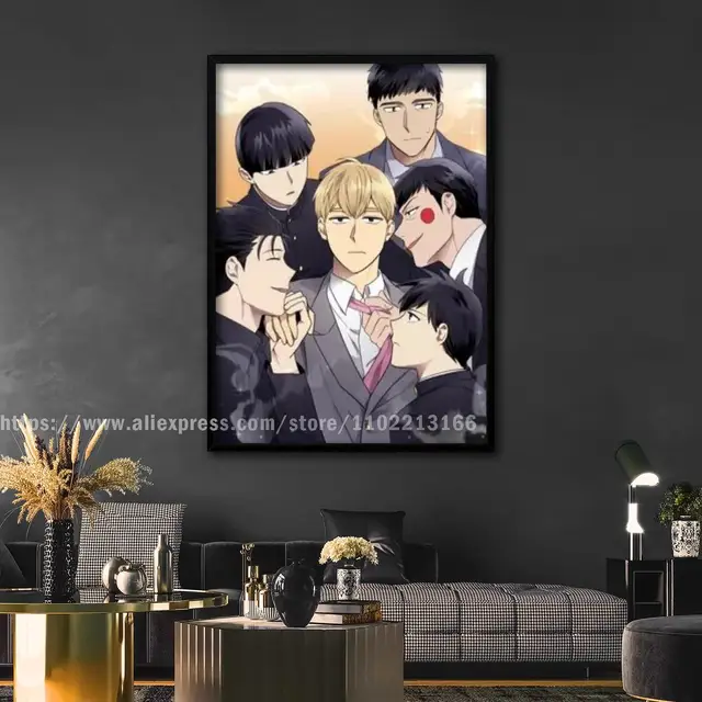 Anime Manga The Marginal Service Poster for Room Aesthetics Picture  Printing Canvas Wall Art Painting Gift 24x36inch(60x90cm) Frame-style