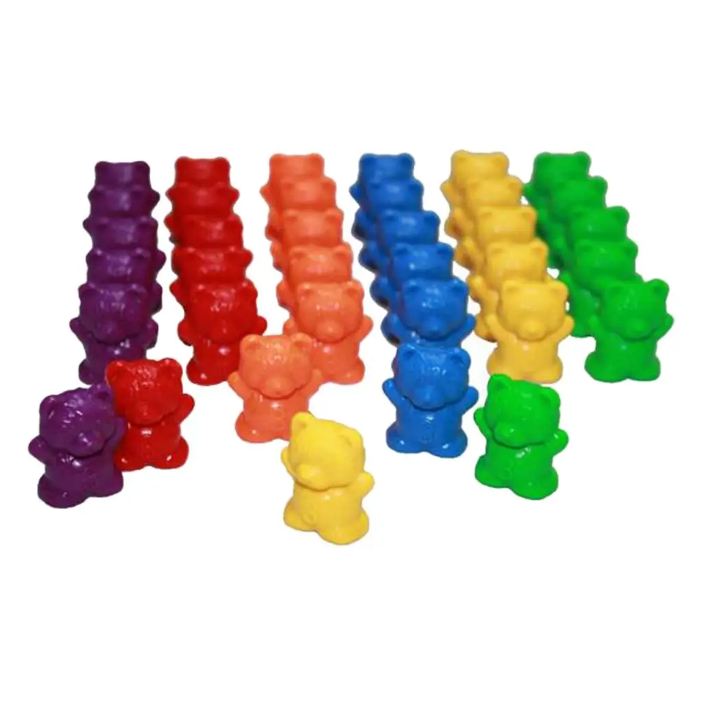 Set of 120 Learning  Bears Counter Set Counting Colorful Sorting Toy