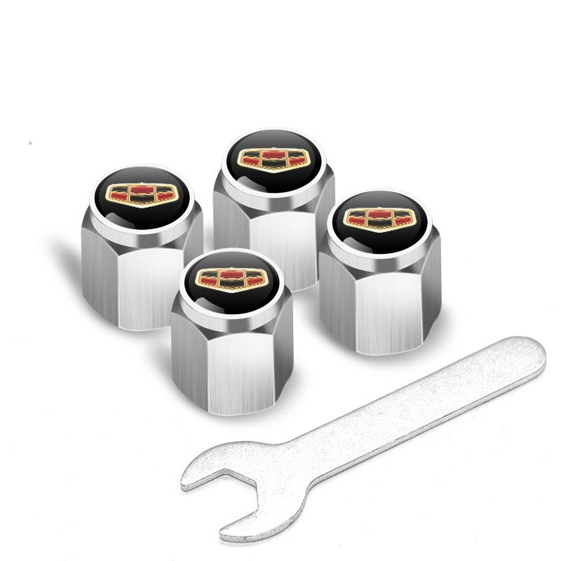 4 Stücke für Geely Serie Geometrie C Coolray Tugella Gx3 Panda Metall Auto Rad Reifen Luftventilkappen Vorbau Abdeckung mit Logo Auto Styling – Detail 2