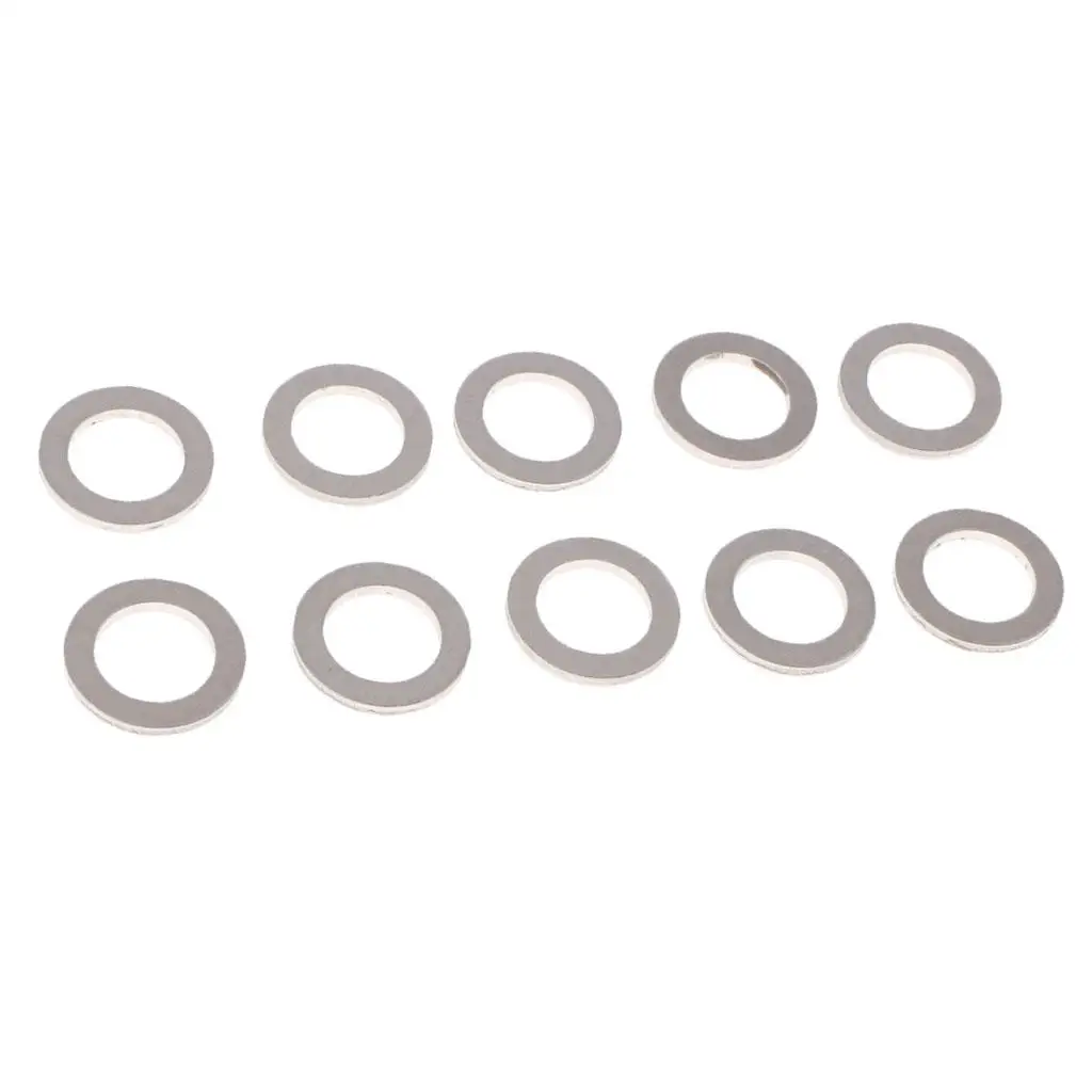 10X Oil Drain Plug Washer Gaskets Seal Ring Replace M14 for Honda  