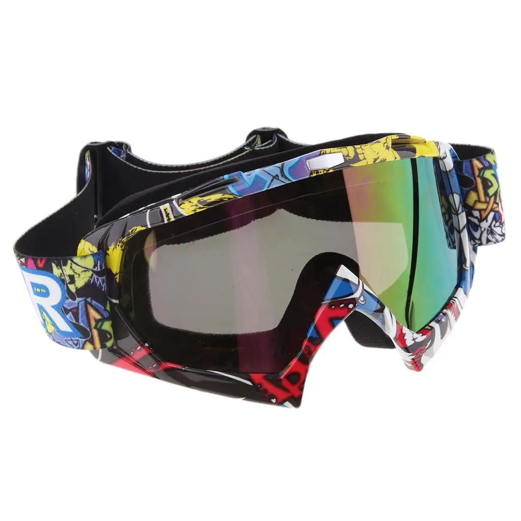 Outdoor Motocross Motorcycle Goggles ATV Dirt Bike DustProof Racing Glasses Windproof Anti-Fog & Anti-2 Colors