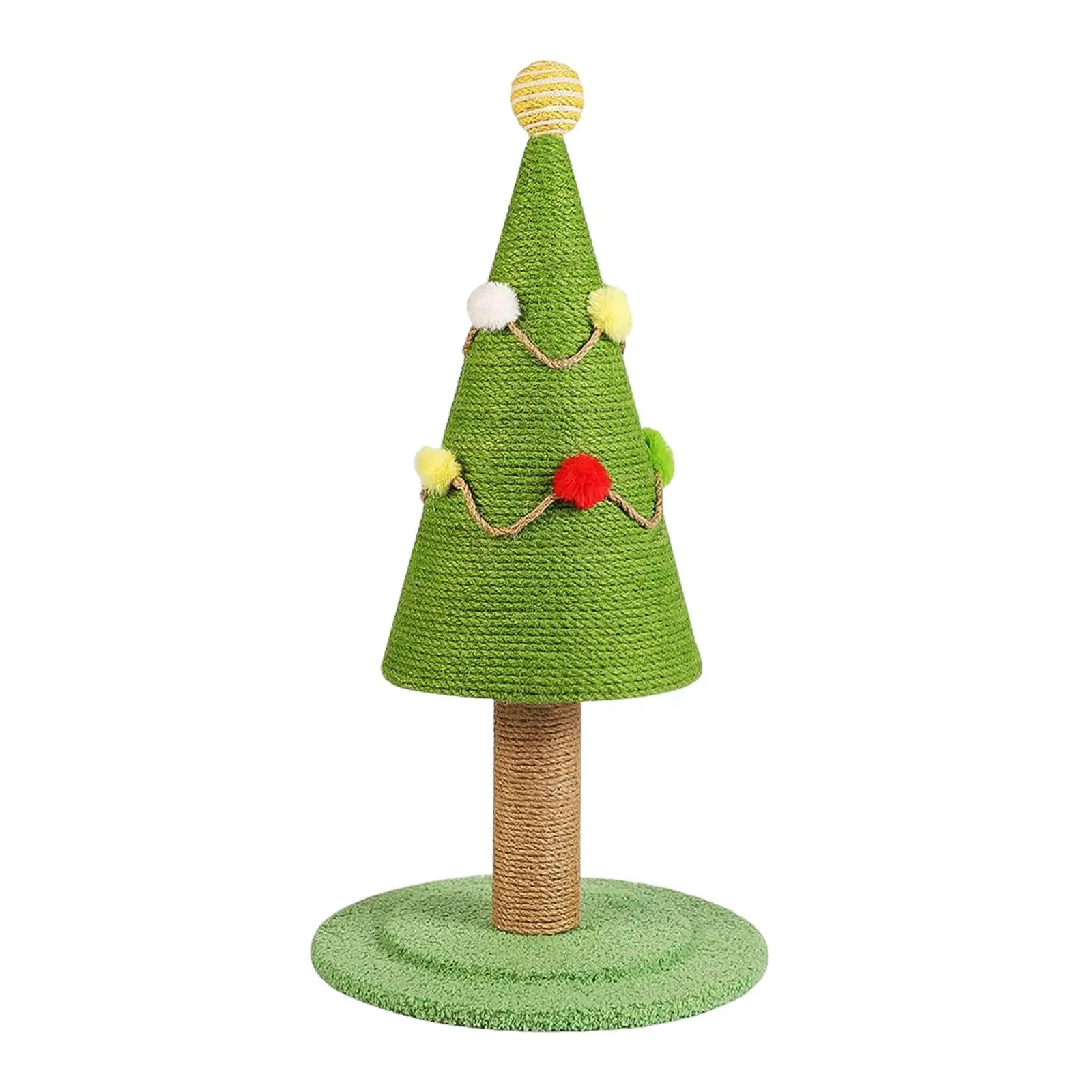 Funny Cat scratch post Claw Scratching Replacement Supplies Scratcher Board Play Christmas Tree for Lawn Living Room Yard