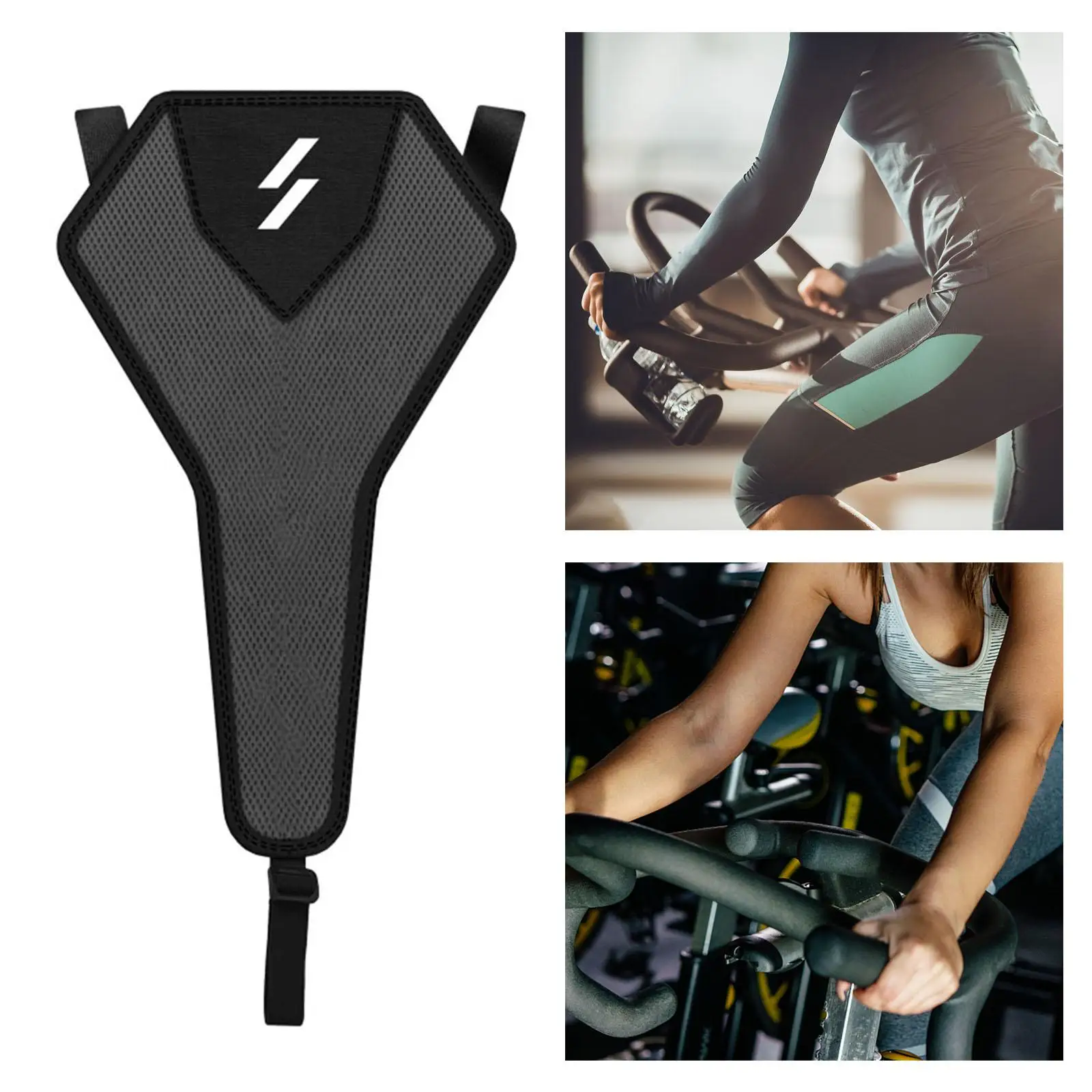 Indoor MTB Bike Trainer Frame Bicycle Sweat Cover Guard Net Catcher Absorbs Sweat Strap Protection Trainer Belt Cycling