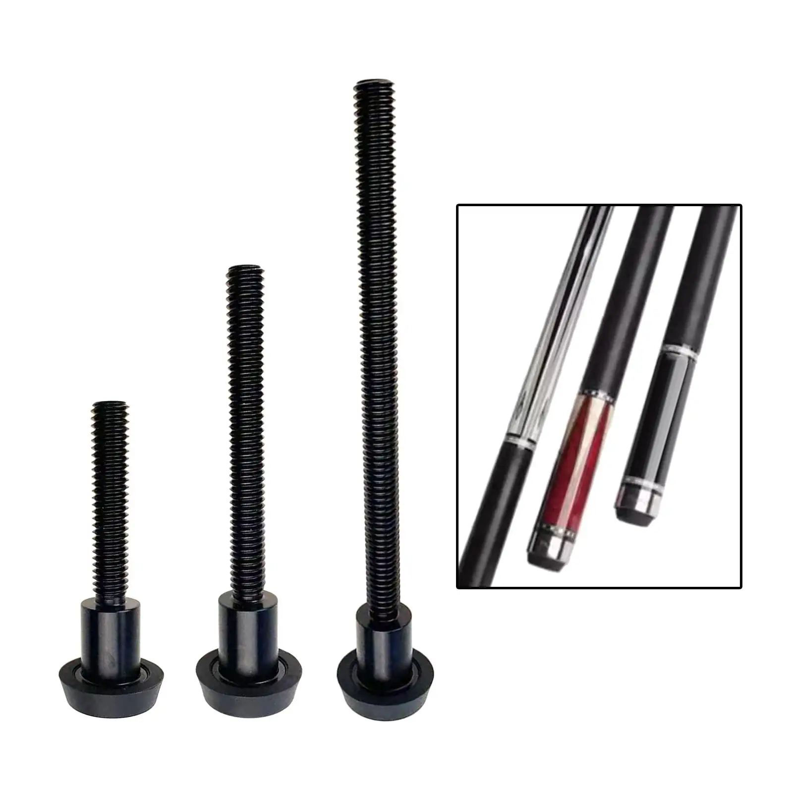 Billiard Cue Extension Bumper Convenient Billiard Back Plug Screw