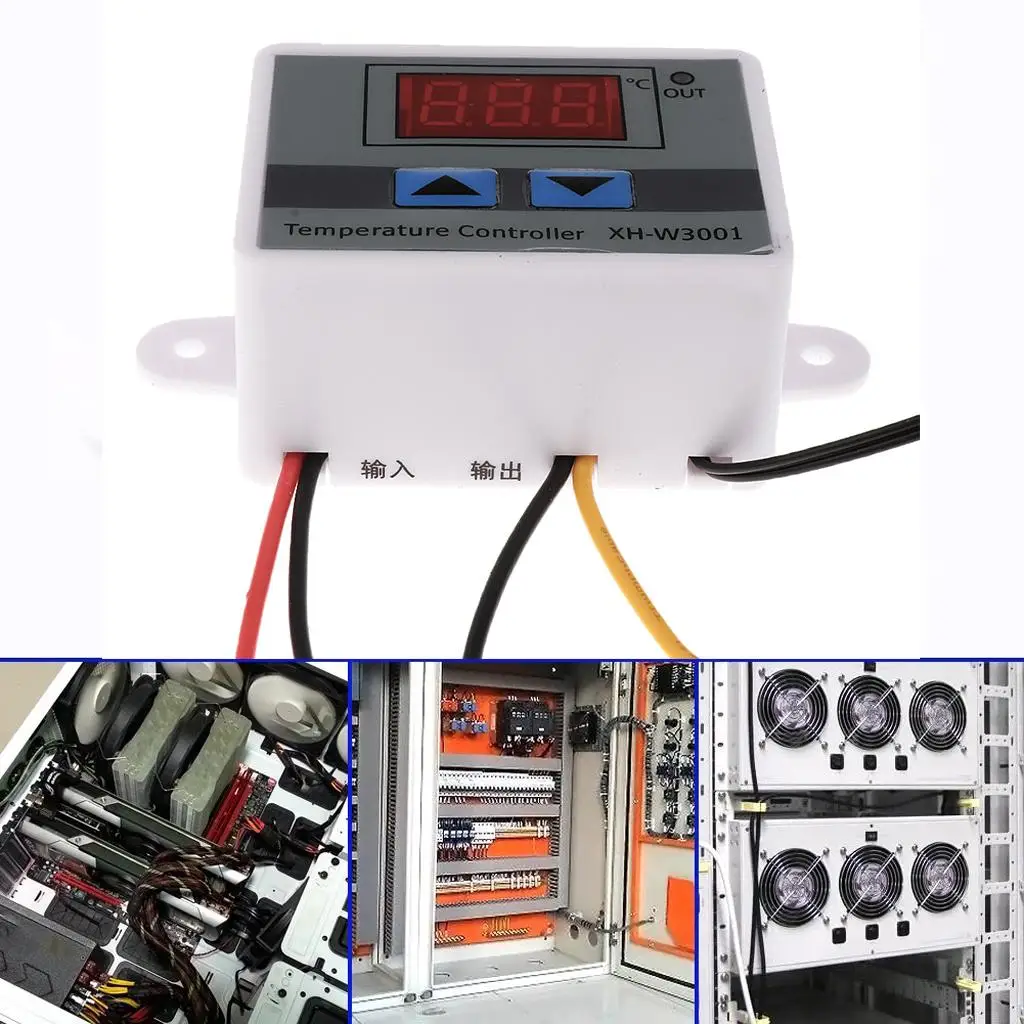 Digital Thermocouple Temperature Controller With Sensor From -50  To 110 