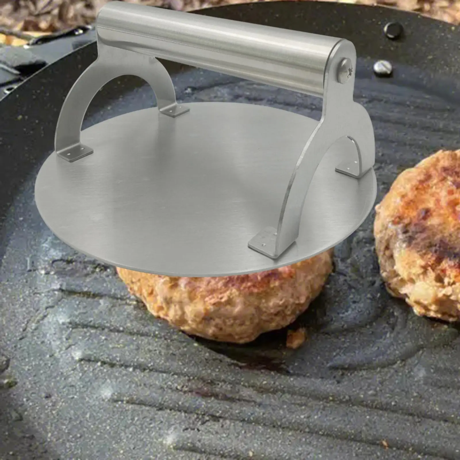 Burger Presses Nonstick Smooth Meat Steak Press for Barbecue