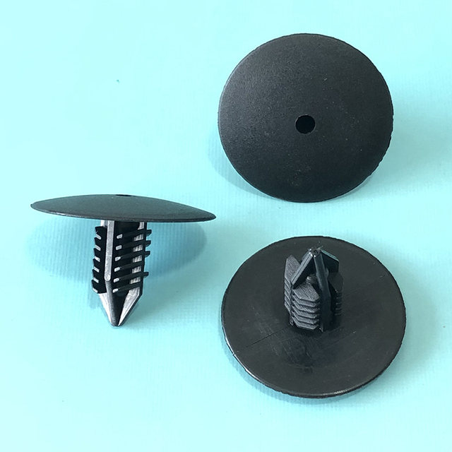 50 Clip Di Riparazione Per Parafango Renault - Compatibili Con Clio, Scenic, Megane, Trafic, Plastica Nera