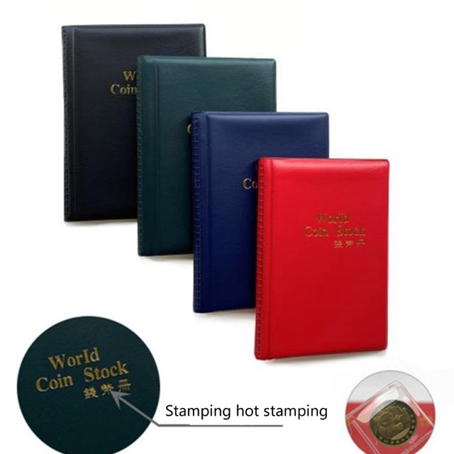 Coin Holder Book Coin Storage Album Money Penny Pocket for