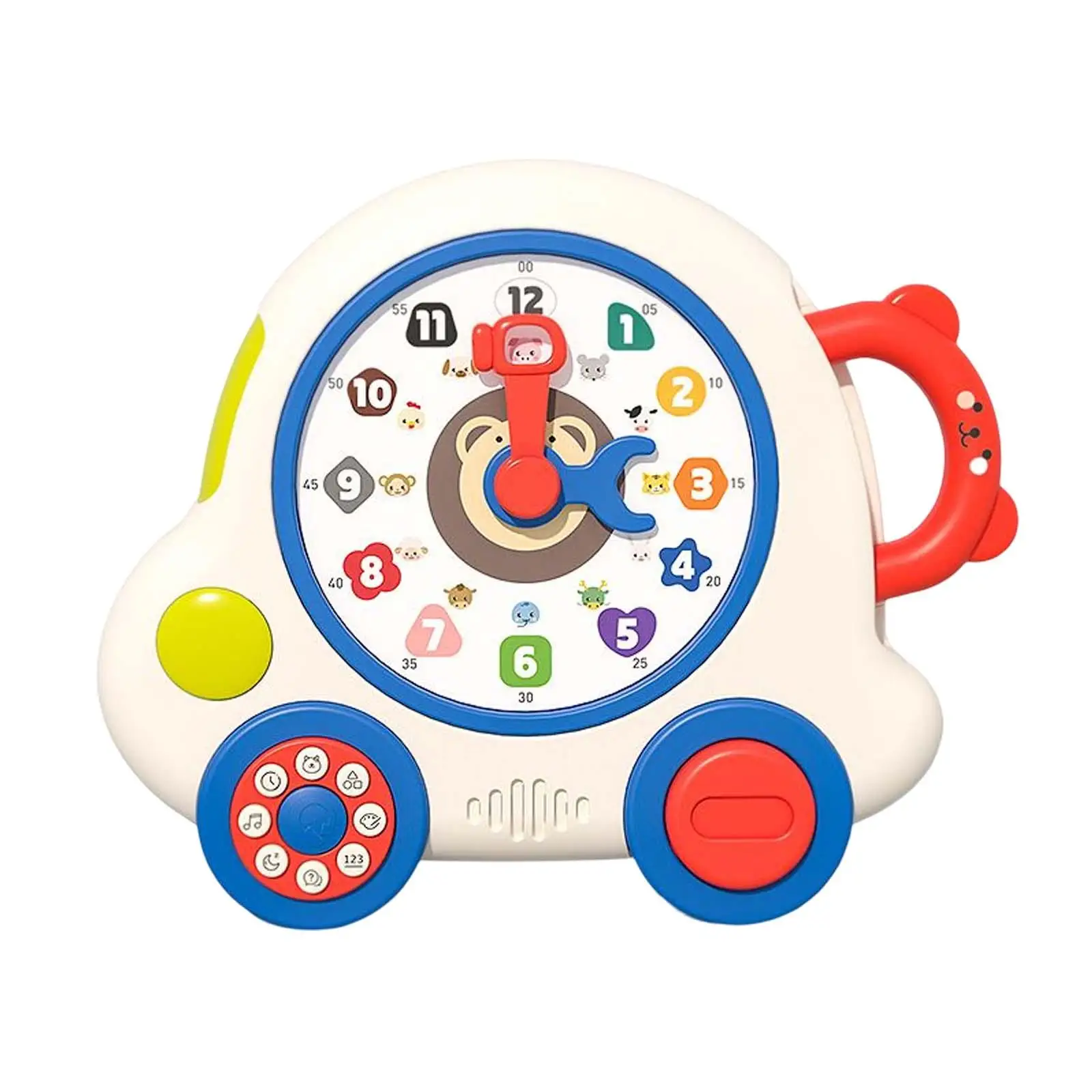 Kids Clock Learning Machine Portable Multiple Modes Enlightenment Educational Electronic Interactive Learning Toy for Boys Girls