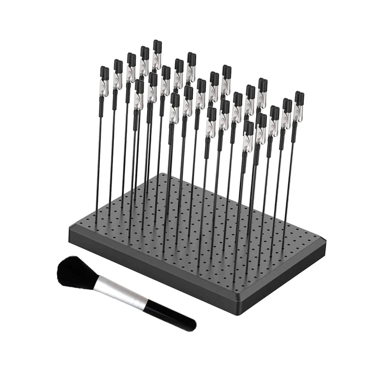 Painting Stand Base Holder and 10Pcs Alligator Clip Sticks Set Fit Exactly No Wobble Multipurpose Professional Modeling Tool
