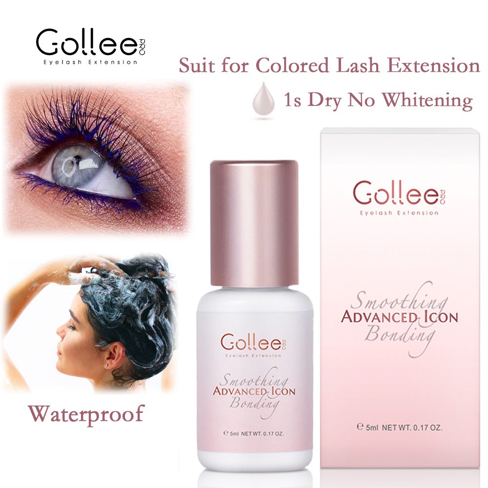 Best of Gollee Transparent Thin Glue Lash Extension 1s Dry Oilproof Adhesive Retention 4-6 Weeks Low Odor Makeup EyeLash Supplies Glue Reviews & Tips