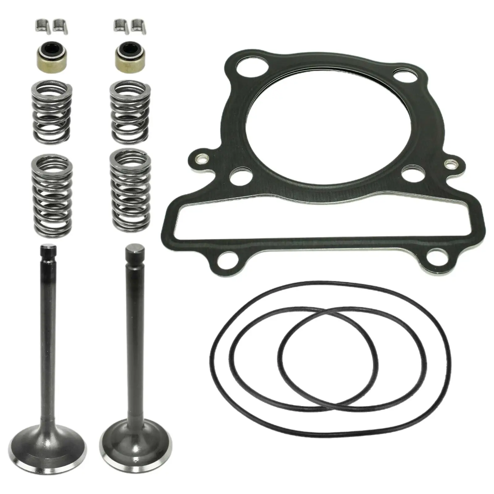 Cylinder Head Gasket Intake+Exhaust Valve Kit Fit for  ATV 1987-2004