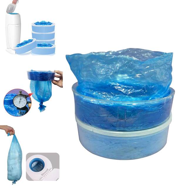 Diaper Bucket  Disposable Outdoor Dispensing Waste Bag Trash Bags Diaper Sacks for Dirty Diaper Garage Camping Travel