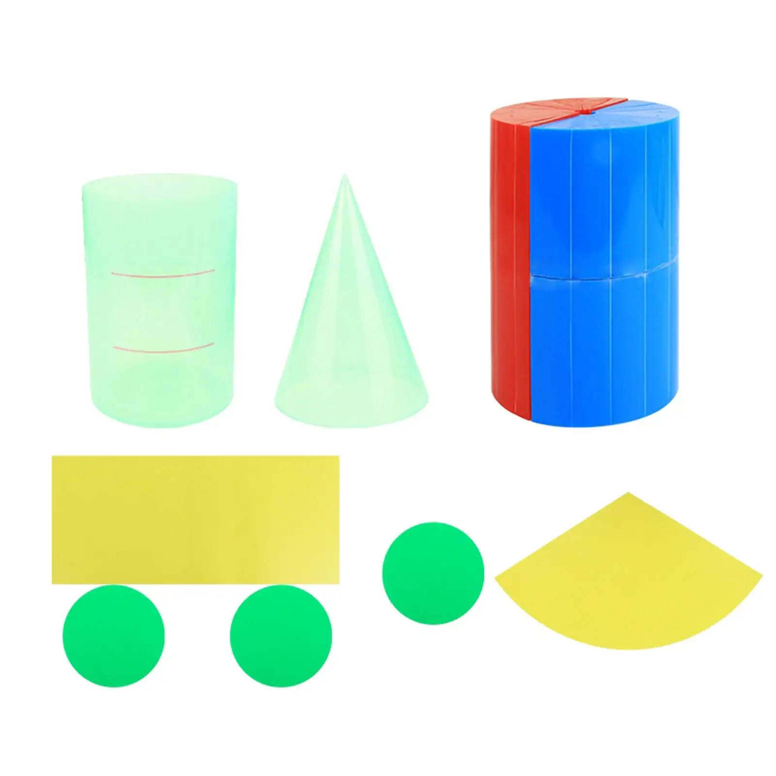 3D Shapes Geometric Teaching Material Surface Area Math Toys for Children