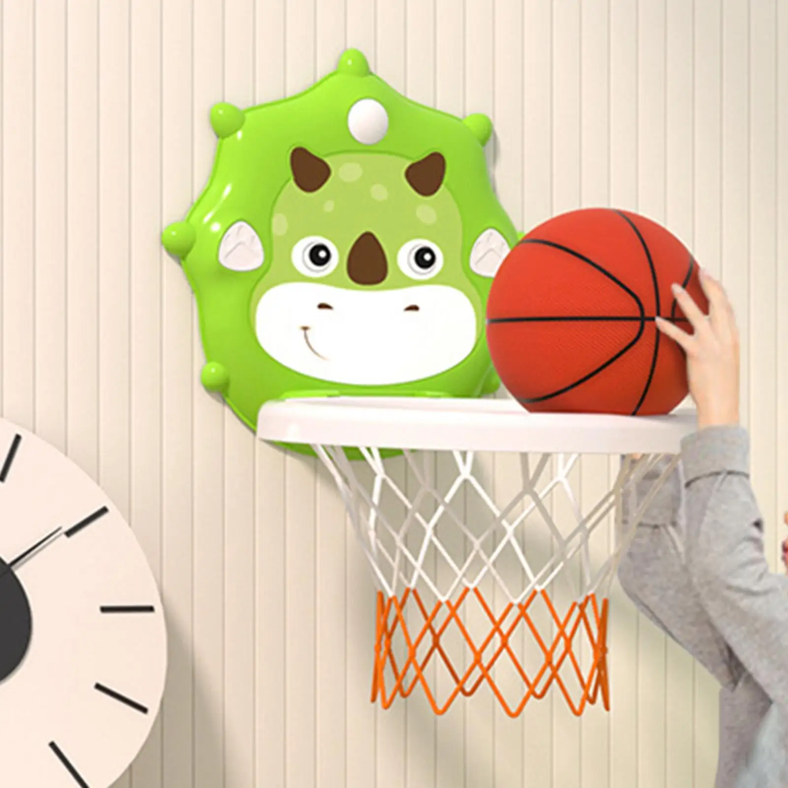 Wall Mount Basketball Toys with Balls Mini Basketball Hoop for Door Office Gifts