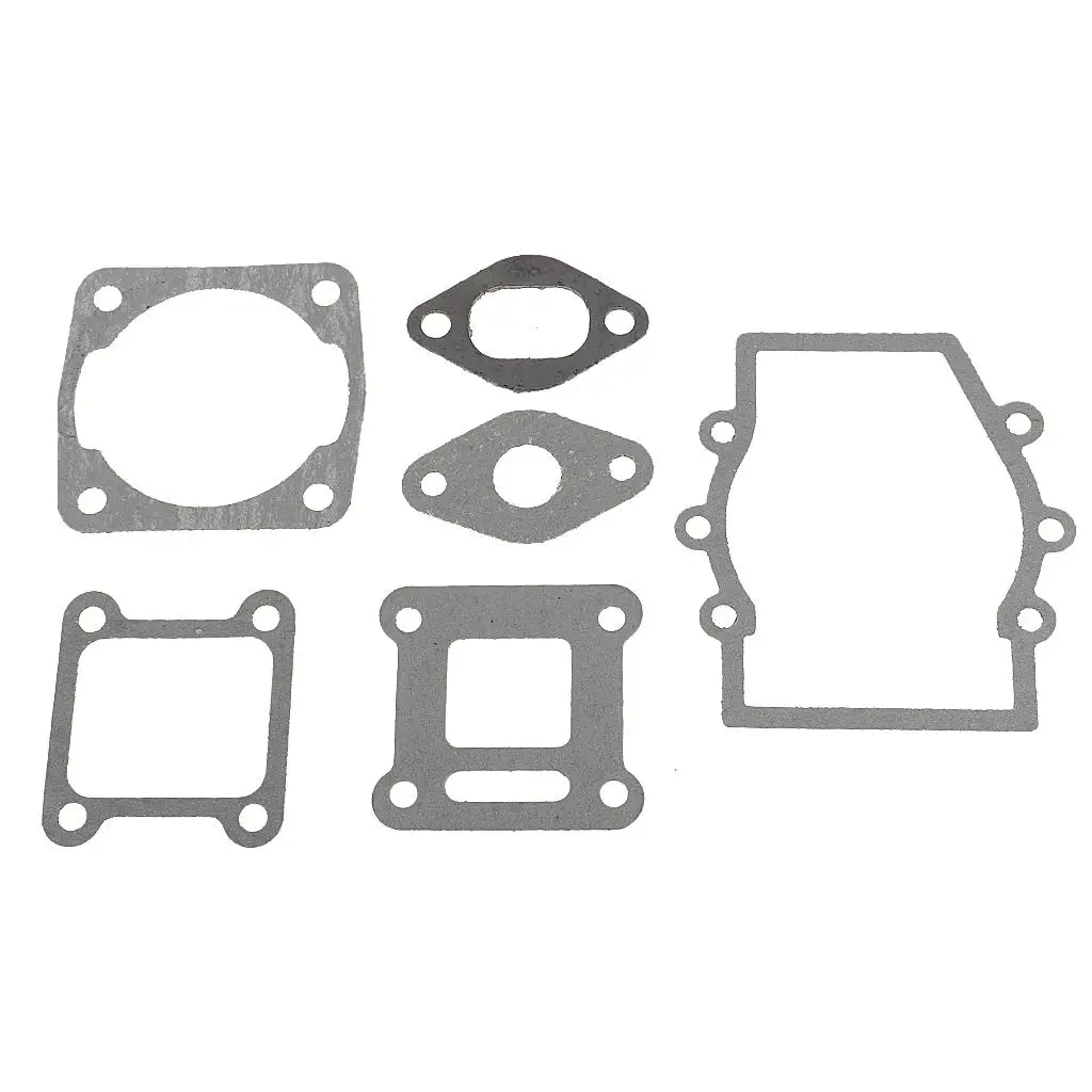 6X Engine Paper Gasket Full Set  for Crankcase, Cylinder, Intake Manifold,