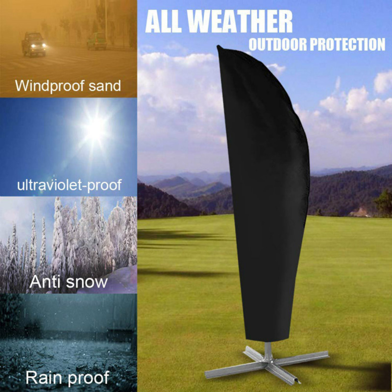 Description Picture 3 of itemWaterproof Oxford Cloth Outdoor Sunshade Umbrella Cover Garden Weatherproof Patio Cantilever Parasol Rain Cover Accessories