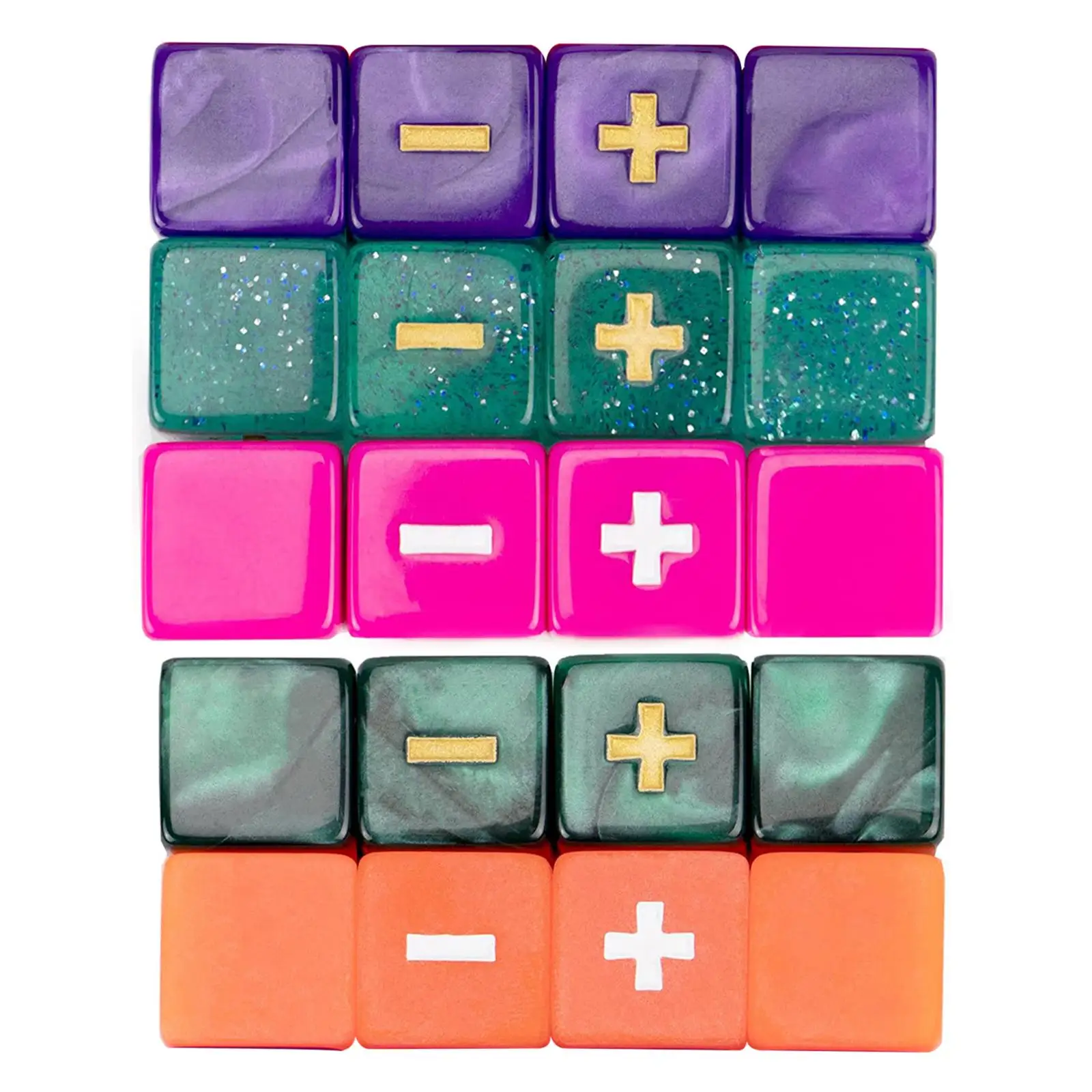 20Pcs Six Sided Dices Learning Activities Educational Gifts Party Favors