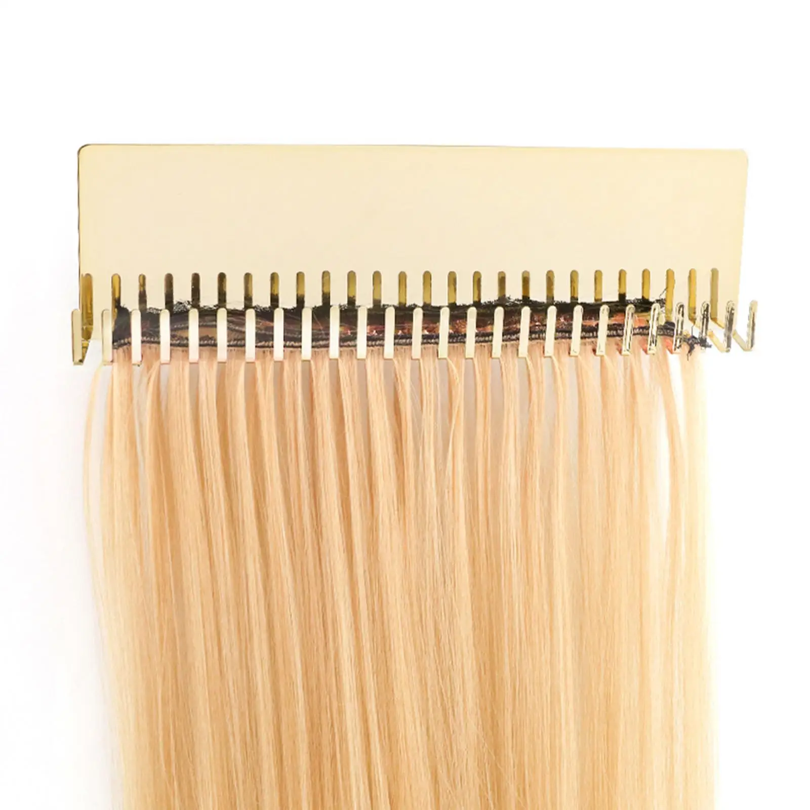 Stainless Steel hair extensions Holder Hair Strands Organizer for Sectioning Weaving