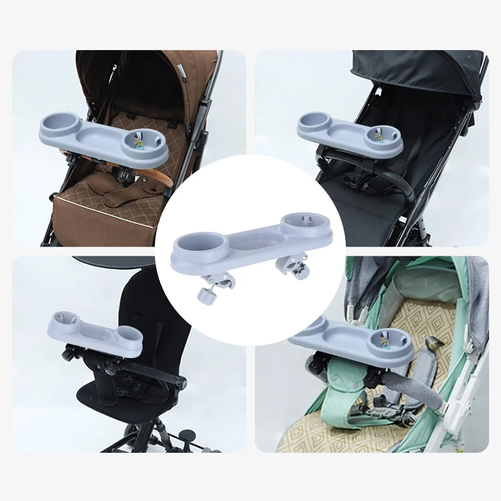 Universal Stroller Tray Snack Tray with Cup bottle Holder for Picnic
