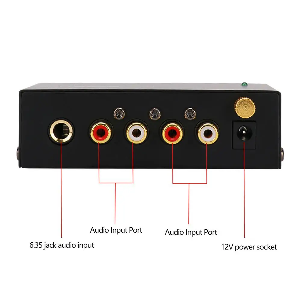 Phono Preamp Turntable Preamplifier Turntable Preamplifier Record Player Preamp Phonograph Preamplifier for Amplifiers Computers