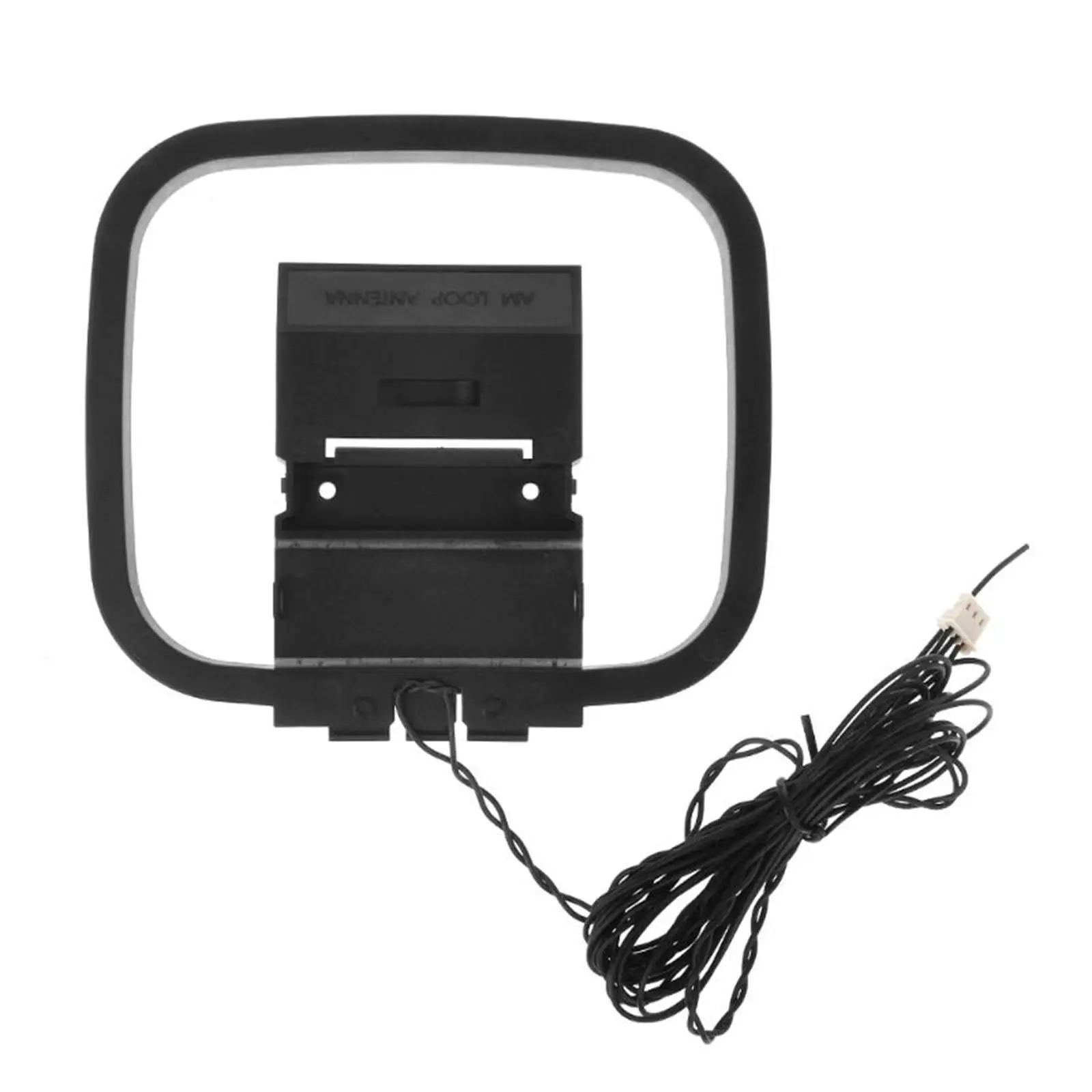 Mini AM/FM Radio Loop Antenna with 3 Pin Mini Connector Audio Receiver System Outdoor Signal Receiving Line