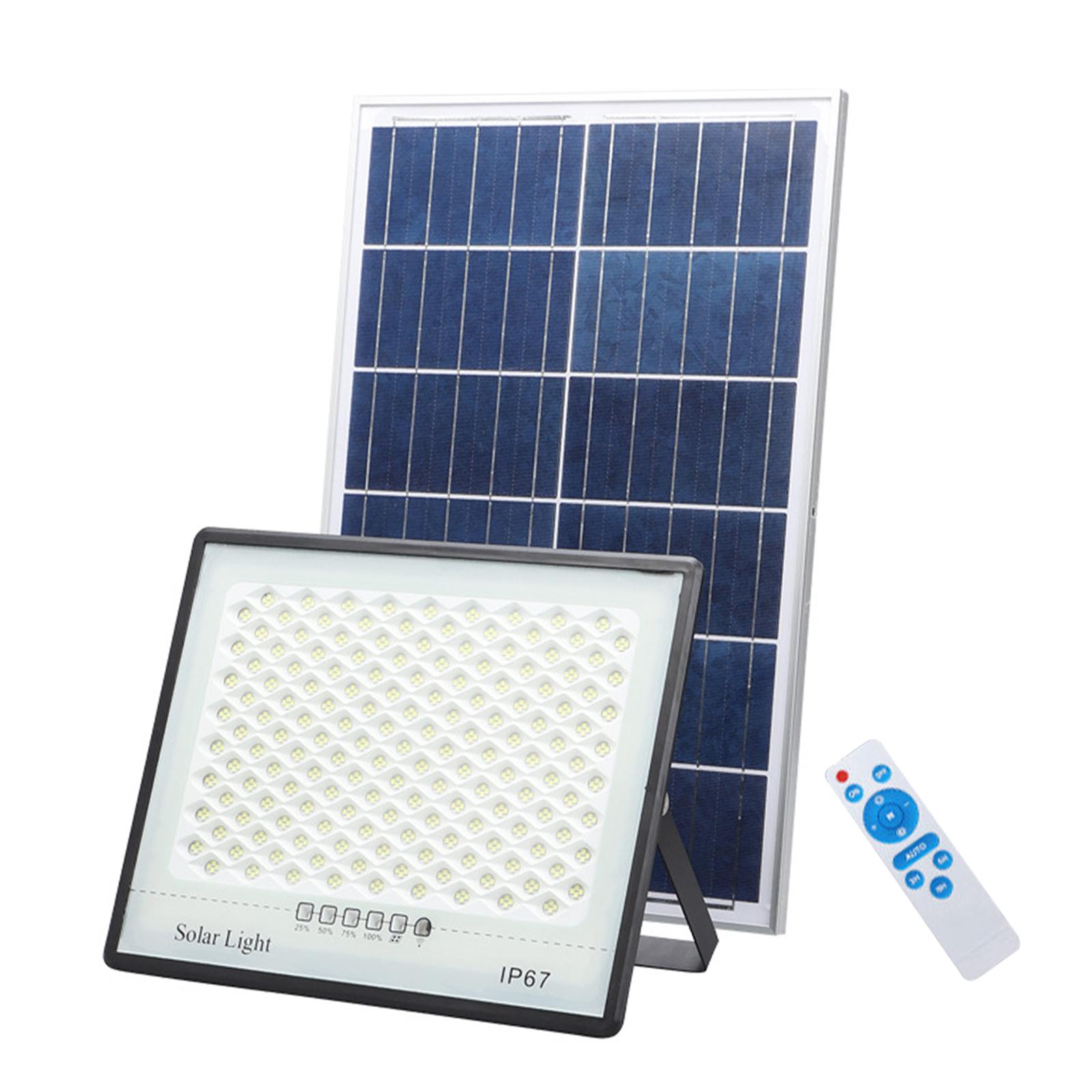 Solar Light Solar Lights IP67 Waterproof 100W Wall LED Spotlights for Garden Yard Shed Patio Swimming Pool