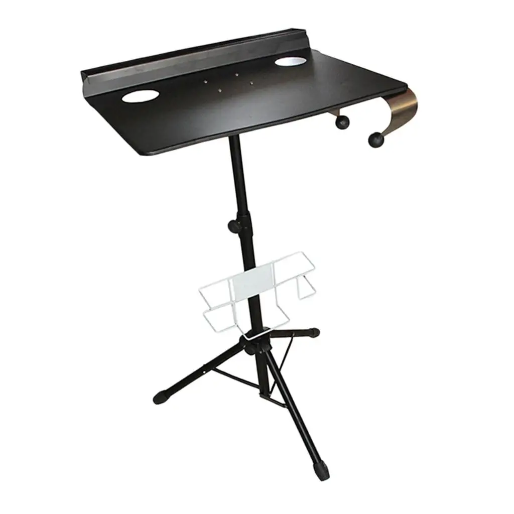 Durable  Work Station Compact Stand Adjustable Desk black 33x47cm