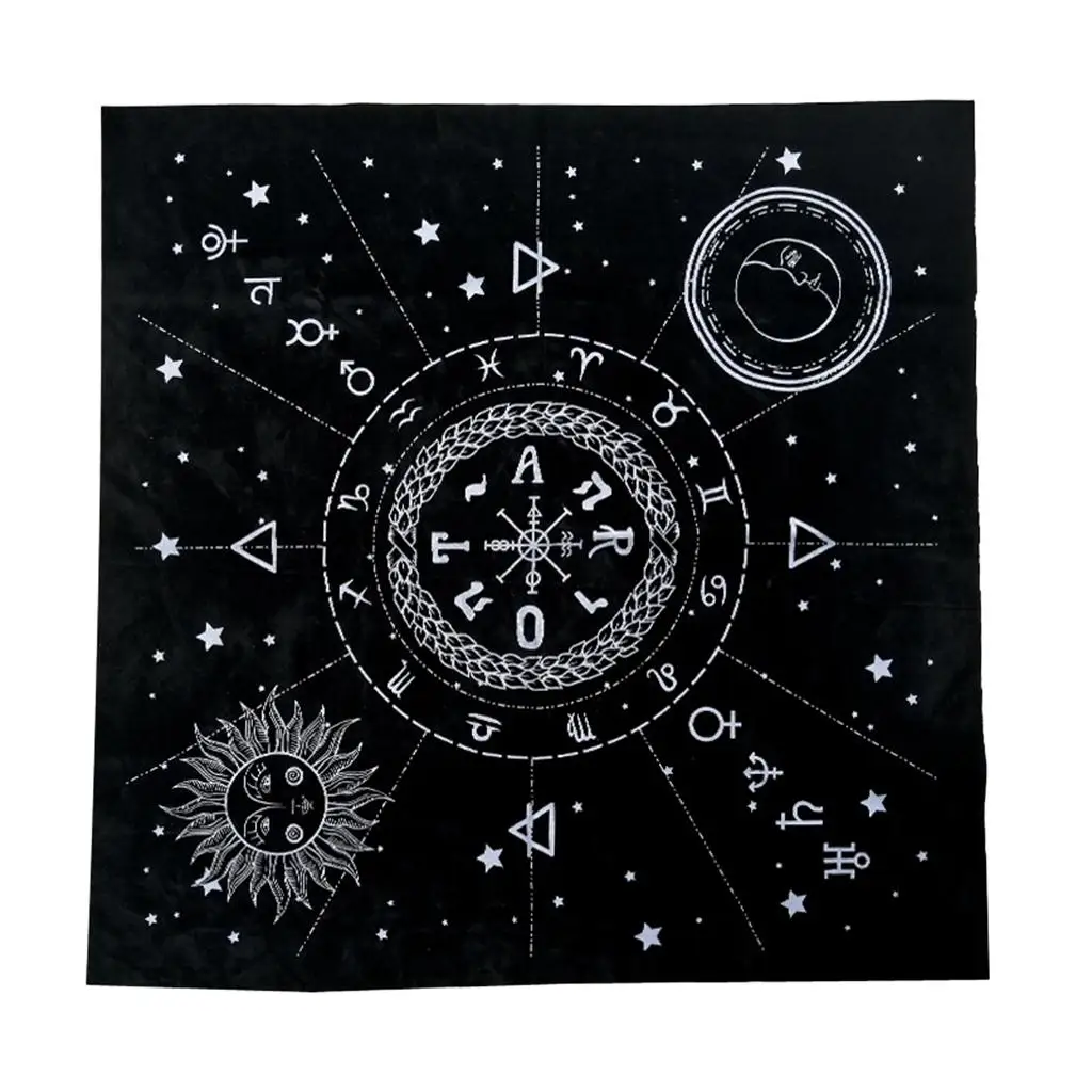 Constellation  Table Card Cloth  Velvet Tapestry 49cm Square