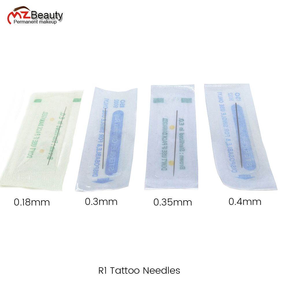 Best of Disposable R1Tattoo Needles 1RL Single Round For Eyebrow Eyeliner Lips Permanent Makeup Machine 0.3mm 0.35mm 0.4 Tattoo Agulhas Reviews & Tips