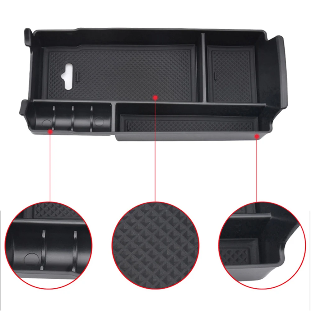 Caja de almacenamiento para reposabrazos central