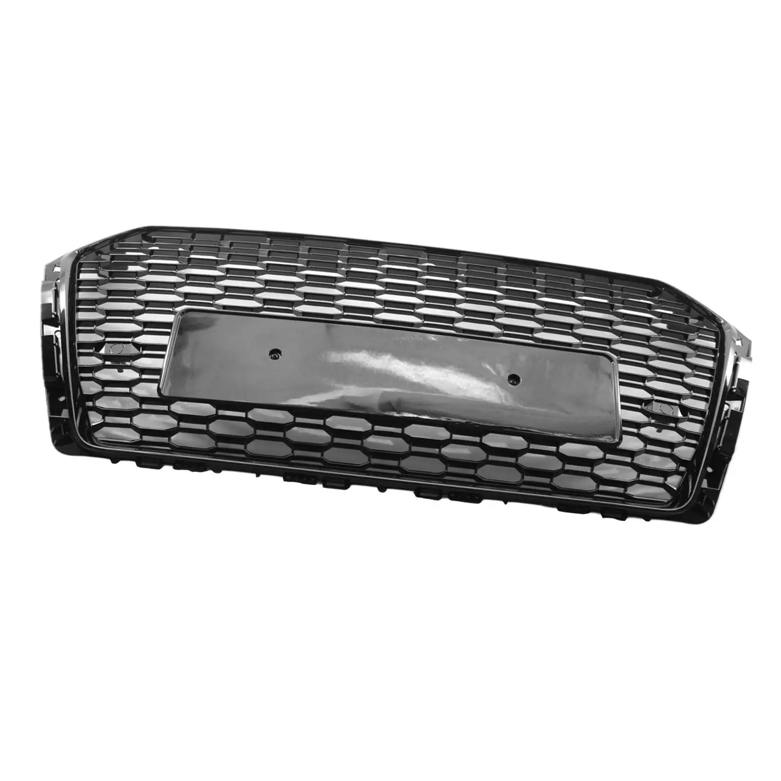 Front Honeycomb Grille Exterior Stable Quality  Grille Replacement Grill Chrome Rings Fits for A4 19 