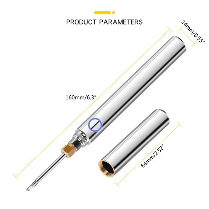 Nombre 6, Soldador inalámbrico USB, máquina de soldadura eléctrica portátil, herramientas de reparación de bolígrafo de soldadura