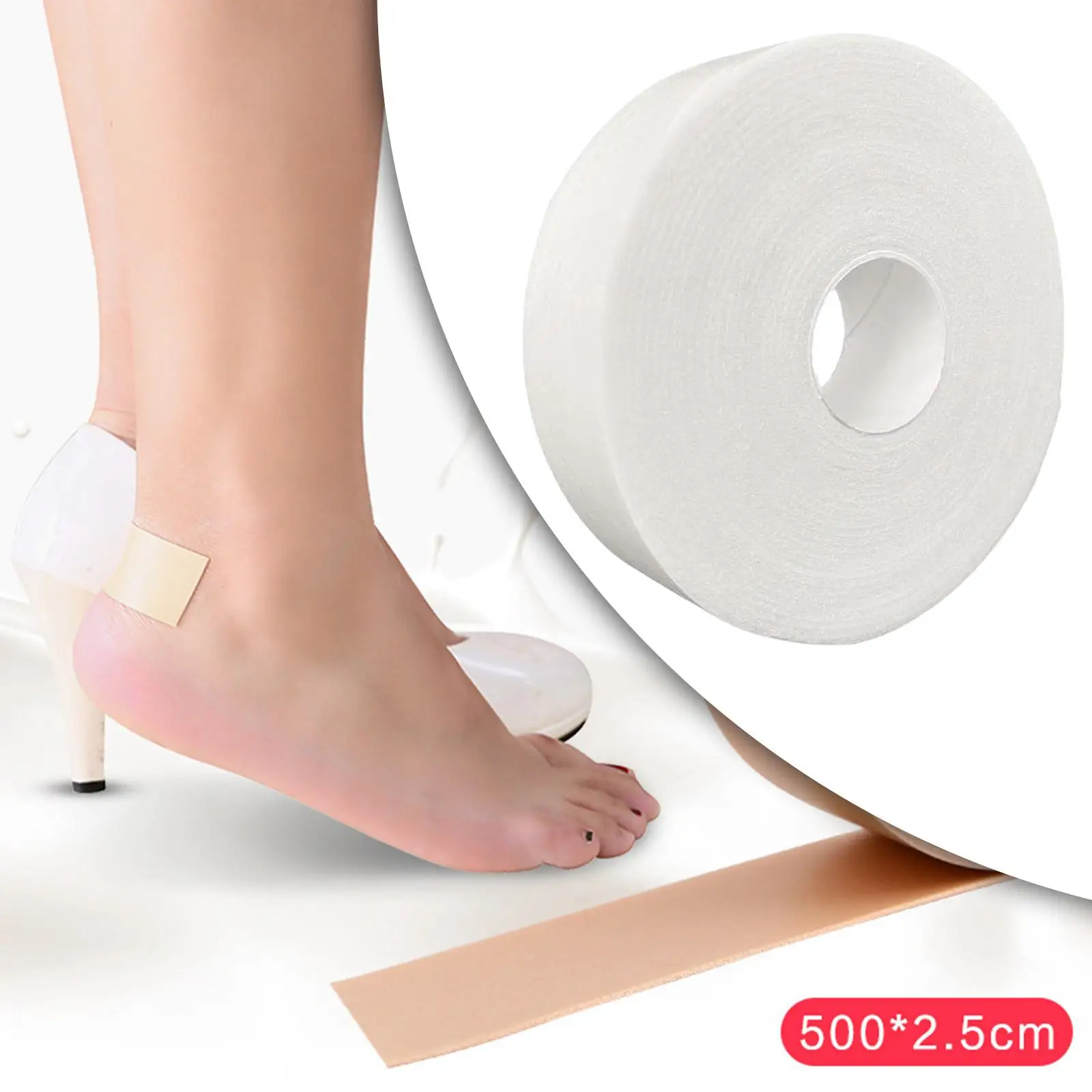 5M/Roll Heel Tape Blister Prevention Heel Bandaid Plaster High Heel Feet Pads Sticker