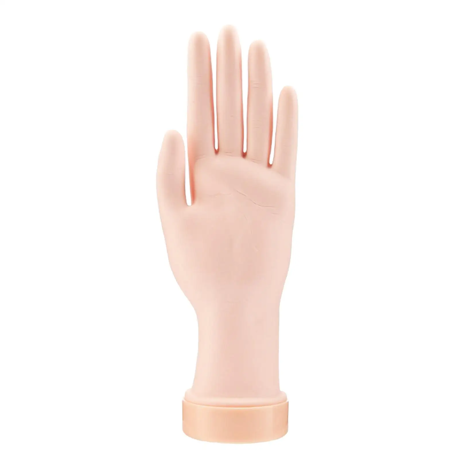 Bendable Nail Practice Hand Realistic Flexible Model Mannequin Hand for Salon Nail Art Design