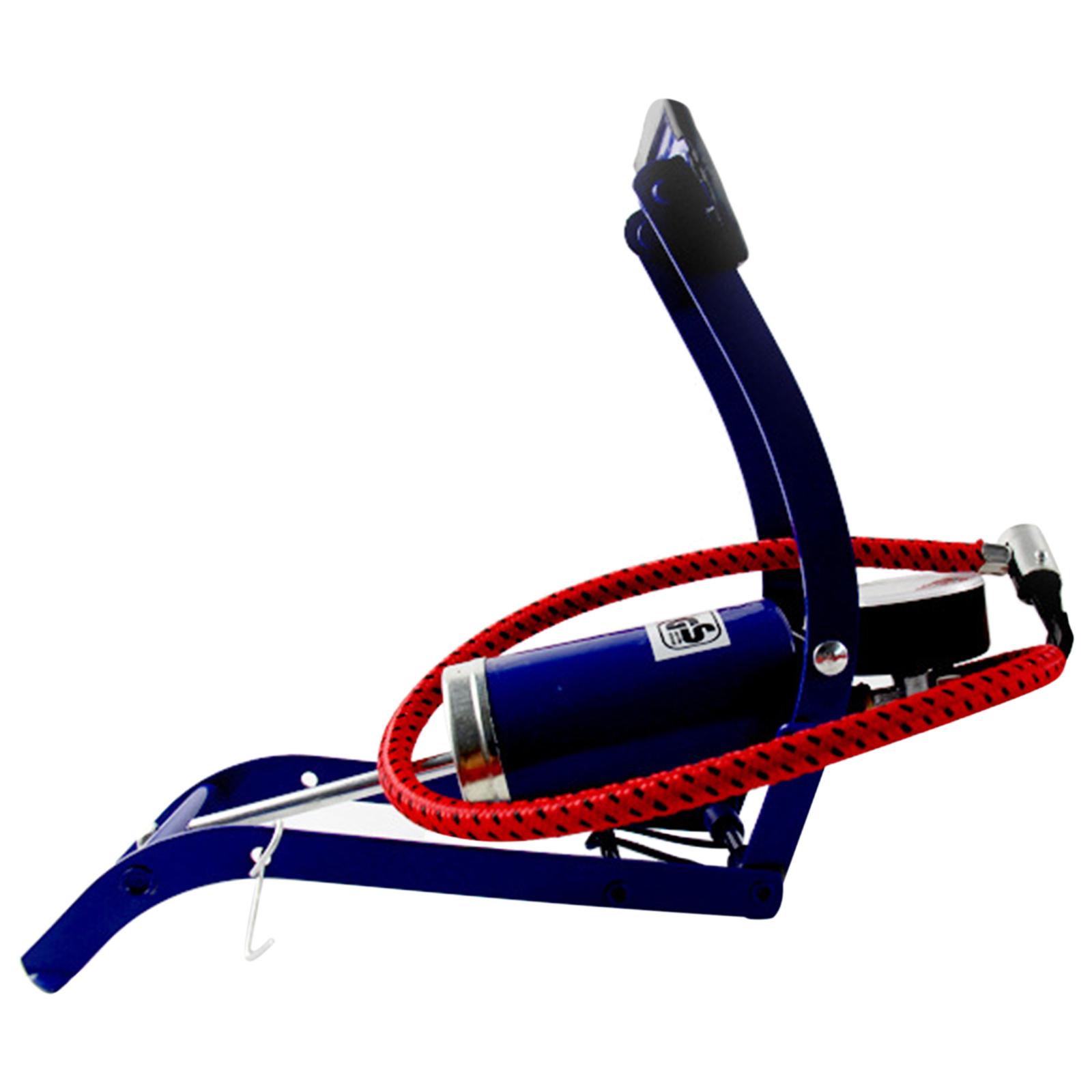 High Pressure Bike Floor Foot Pump with Pressure Gauge for Bicycle Balls Car