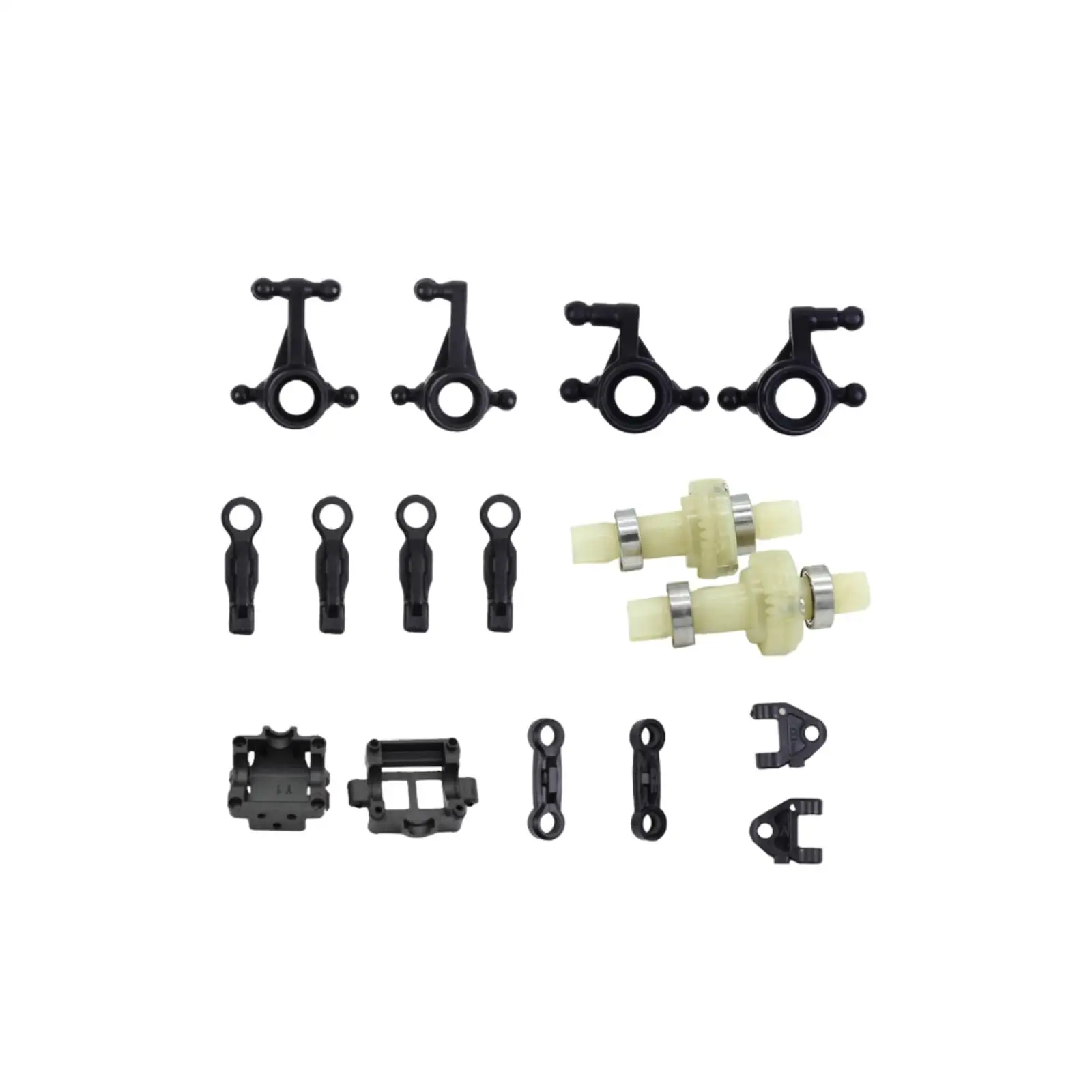 RC Metal Complete Kit Upper and Lower Arm Rear Ball Tie Rod Differential Box for Wltoys 284161 Trucks 1/28 RC Hobby Car Vehicles