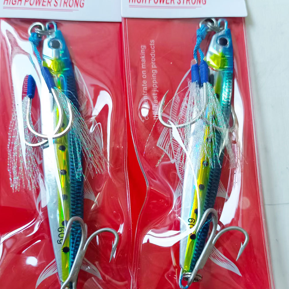 Slow Shake lead mental jigs Fish Lead UV 3D Printing Lure 60 ''Sport