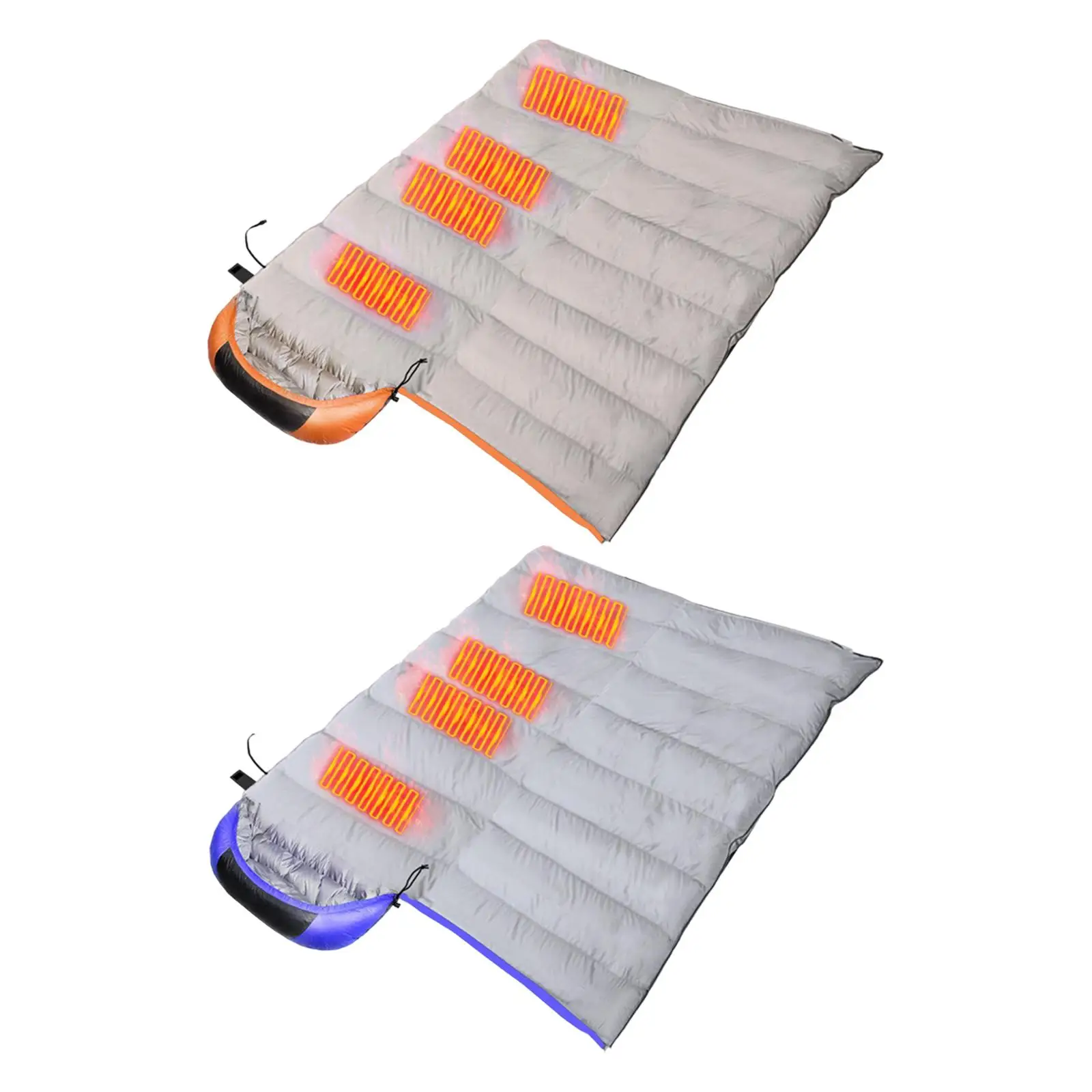 Compact Heated Sleeping Bag Soft USB Warm Winter Sleeping Bag