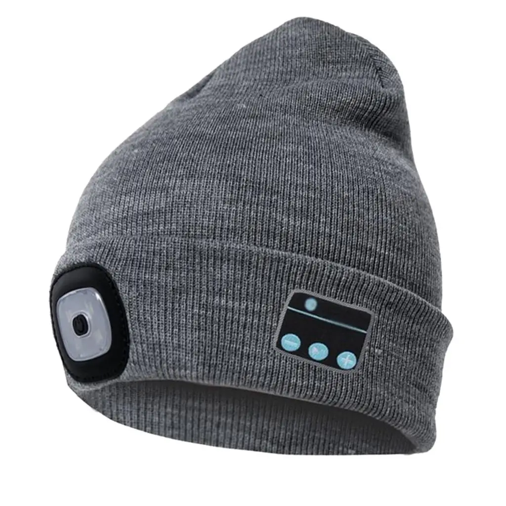  , Warm Gifts for Women Men with Stereo Speaker Headphone, Winter Knitting Beanie 