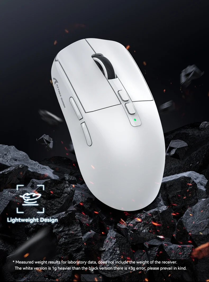 Attack Shark - New Product Preview: ATTACK SHARK X6 MOUSE It's expected to  be available in the U.S. in about a week and in Europe in about two weeks  #attackshark #attacksharkmouse #mouse #