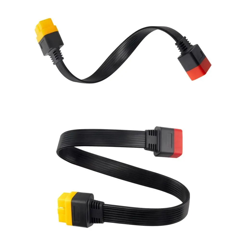 Extension Cable Universal Spare Parts Easy to Use Flat Ribbon Cable for OBDII Vehicle Tuner Diagnostic Tool